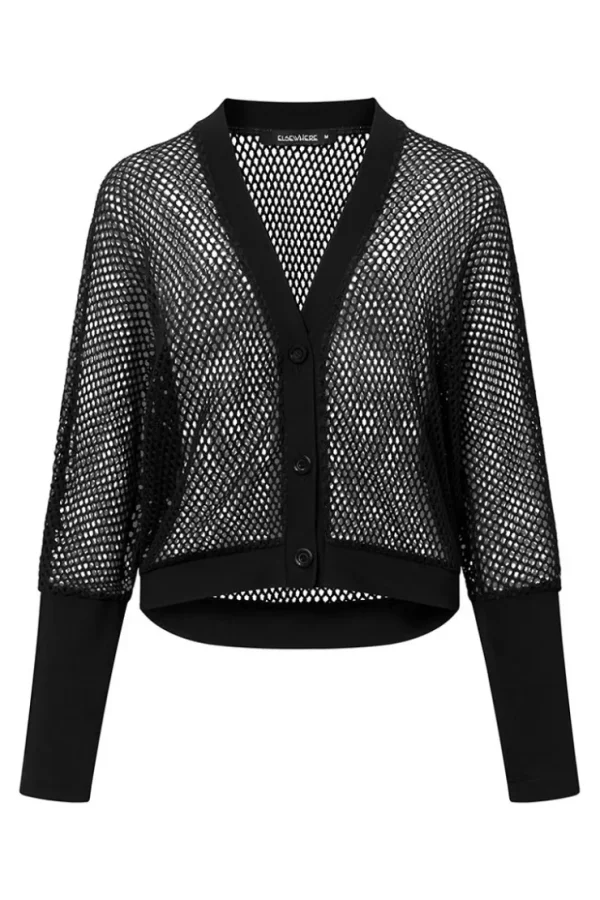 Missen Elsewhere Fashion Vesten*Breathing Cardigan-Black