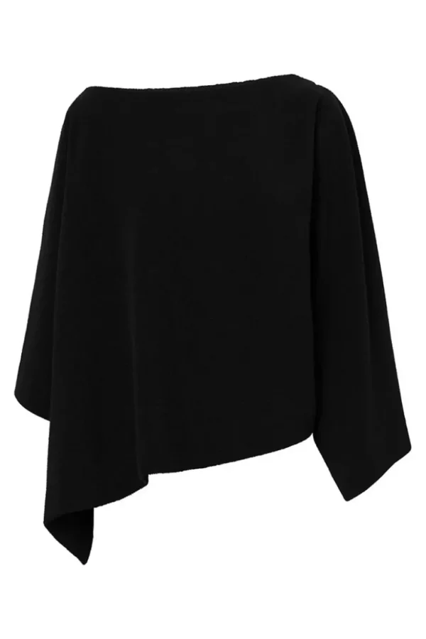 Missen Elsewhere Fashion Sweaters*Burgas Twill Sweater-Black