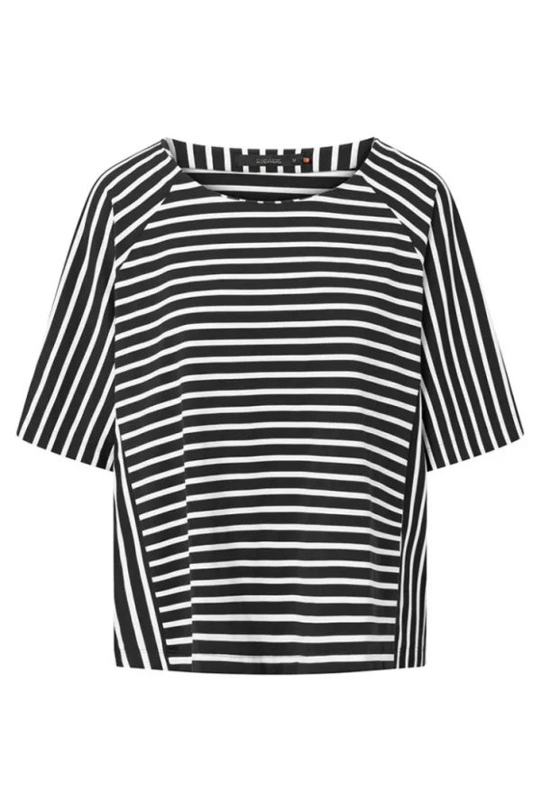 Missen Elsewhere Fashion Tops*Christiana Top-Black-Offwhite