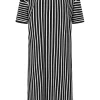 Missen Elsewhere Fashion Tunieken*Clarens Tunic-Black-Offwhite