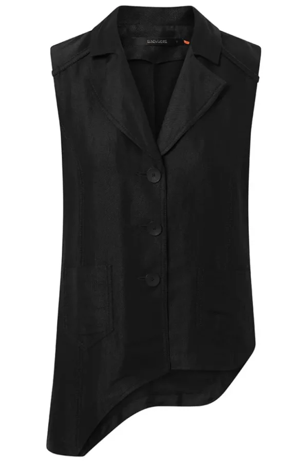 Missen Elsewhere Fashion Gilets*Evander Waistcoat-Black