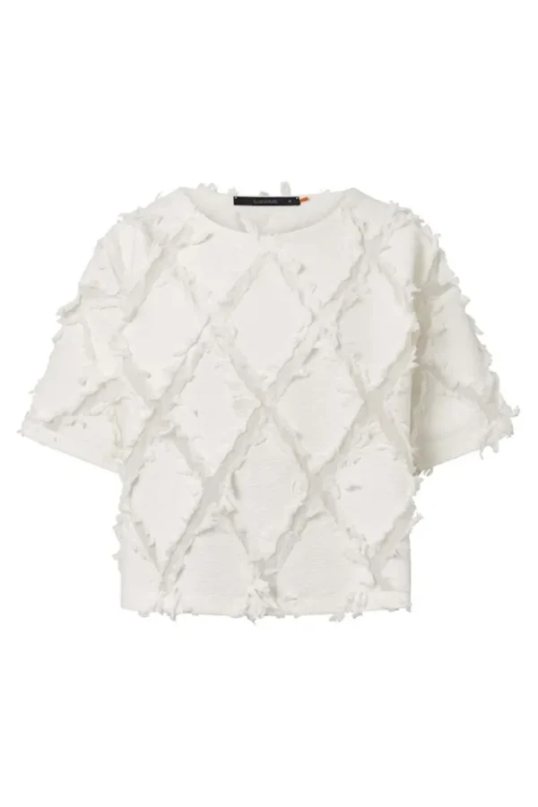 Missen Elsewhere Fashion Tops*Hankey Top-Off-White