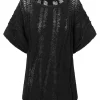 Missen Elsewhere Fashion Breisels*Henley Top-Black