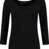 Missen Elsewhere Fashion Basics*Holly Basic Top Jersey-Black