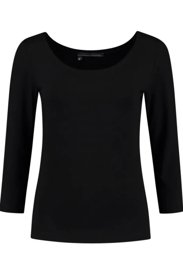 Missen Elsewhere Fashion Basics*Holly Basic Top Jersey-Black