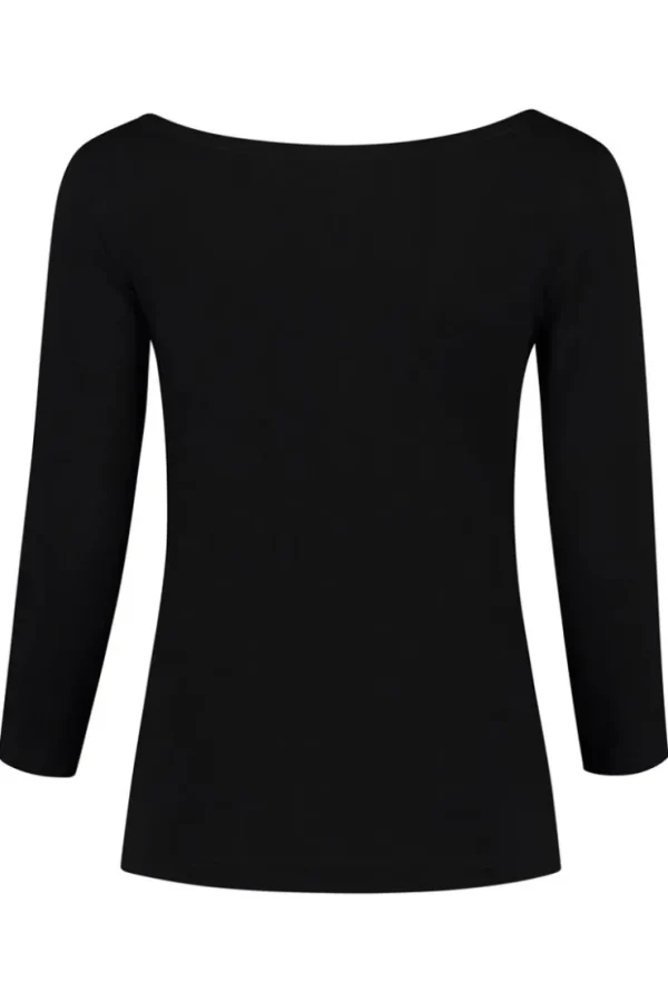 Missen Elsewhere Fashion Basics*Holly Basic Top Jersey-Black