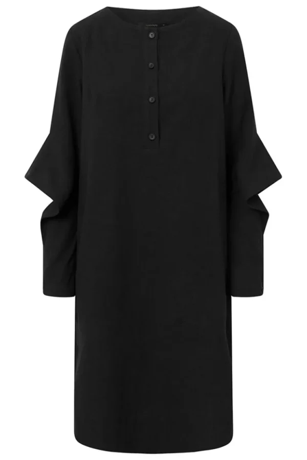 Missen Elsewhere Fashion Tunieken*Imatra Linen Tunic-Black