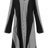 Missen Elsewhere Fashion Tunieken*Lindley Tunic-Black-Offwhite