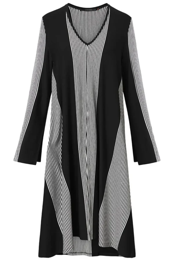 Missen Elsewhere Fashion Tunieken*Lindley Tunic-Black-Offwhite