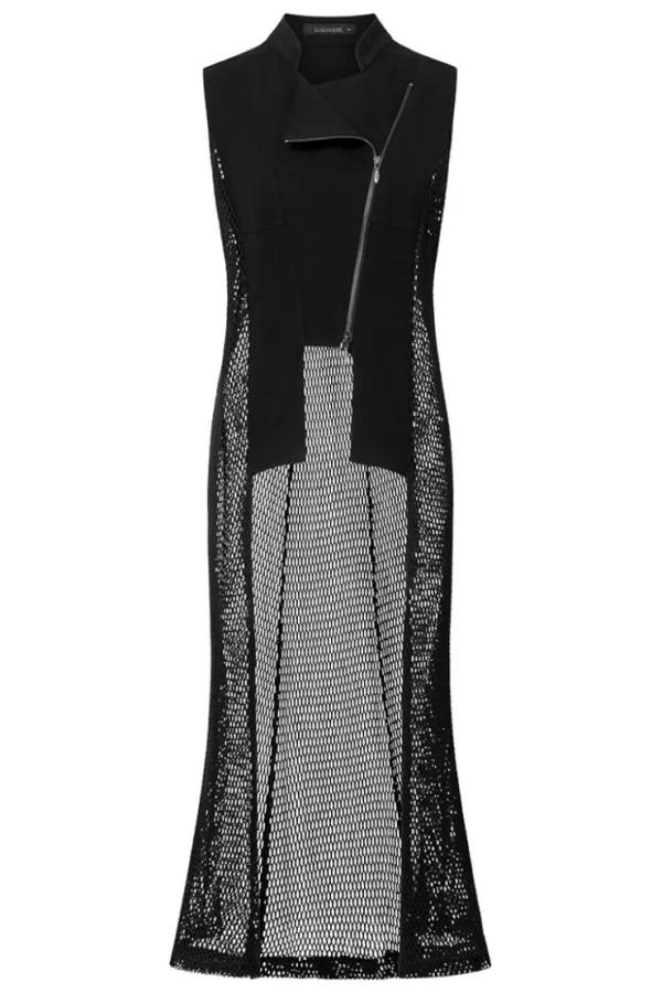 Missen Elsewhere Fashion Gilets*Long Gilet-Black