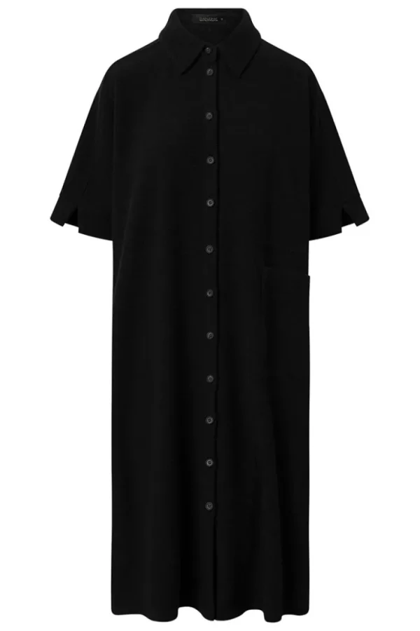 Missen Elsewhere Fashion Jurken*Oradea Twill Shirt Dress-Black