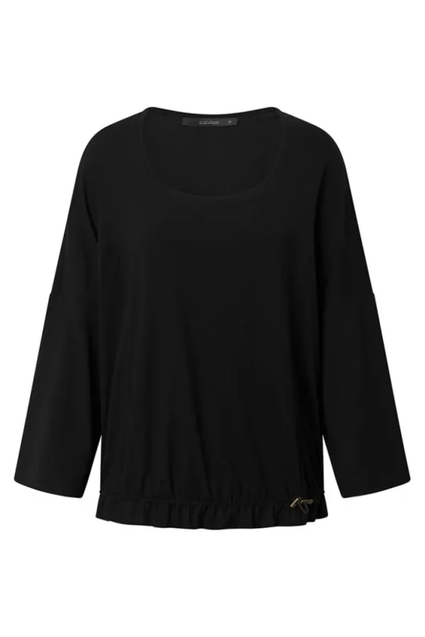 Missen Elsewhere Fashion Tops*Tulcea Jersey Top-Black